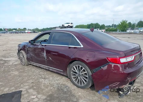 2018 Lincoln Continental Select z USA, uszkodzony, nr VIN 1LN6L9TK4J5605593